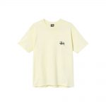 Stussy Basic T-shirt Pale Yellow