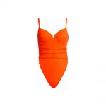 adidas Ivy Park Spaghetti Strap One Piece Swimsuit Solar Orange