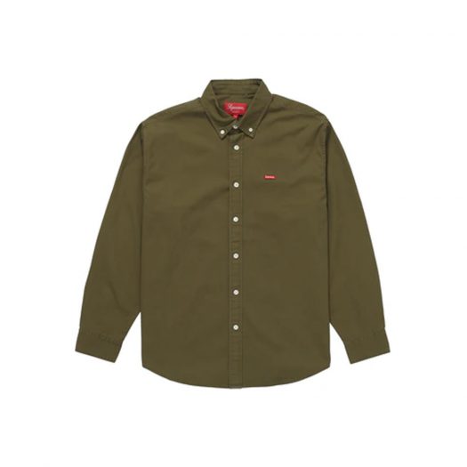 Supreme Small Box Twill Shirt Olive