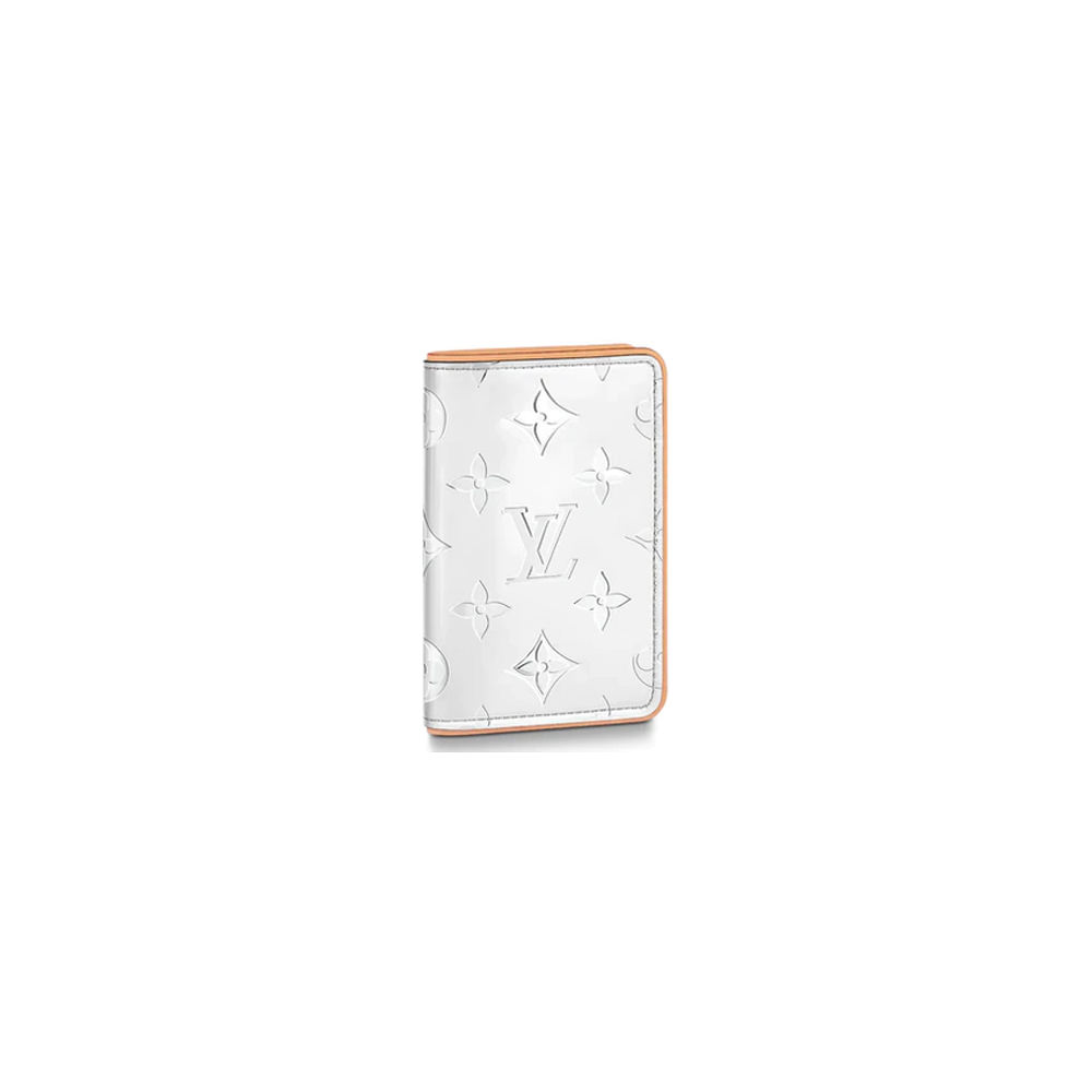 Louis Vuitton Pocket Organizer Monogram Antarctica Taiga White