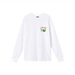 Stussy Iridescent Dice L/S T-shirt White