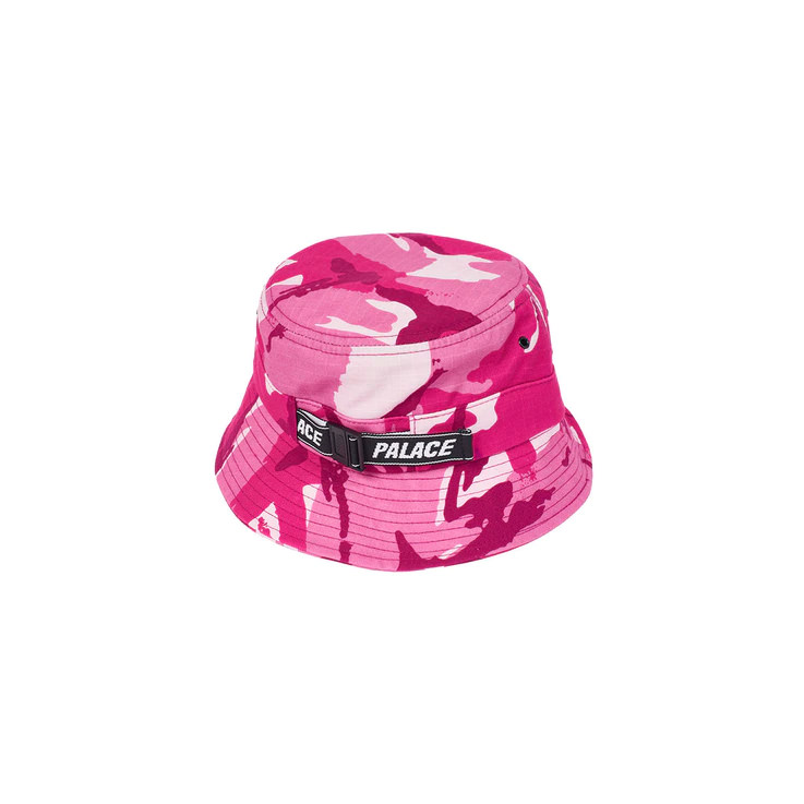 Palace Web Strap Bucket Hat Pink CamoPalace Web Strap Bucket Hat Pink ...