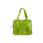 Supreme Bandana Tarp Small Duffle Bag Bright Green