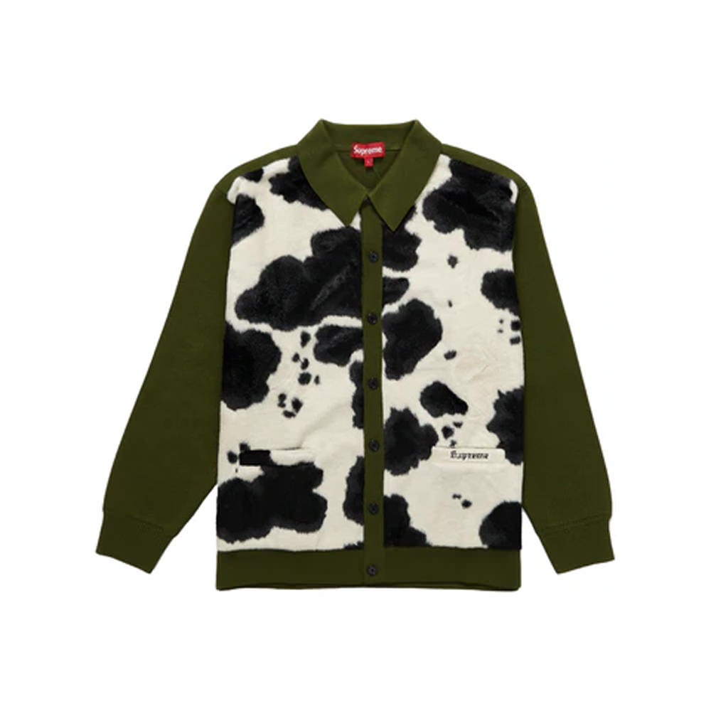 Cow on sale print cardigan