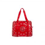 Supreme Bandana Tarp Small Duffle Bag Red