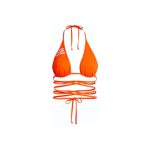 adidas Ivy Park Wrap Bikini Top (Plus Size) Solar Orange
