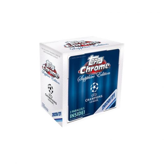 2020-21 Topps Chrome UEFA Champions League Sapphire Edition Soccer Box