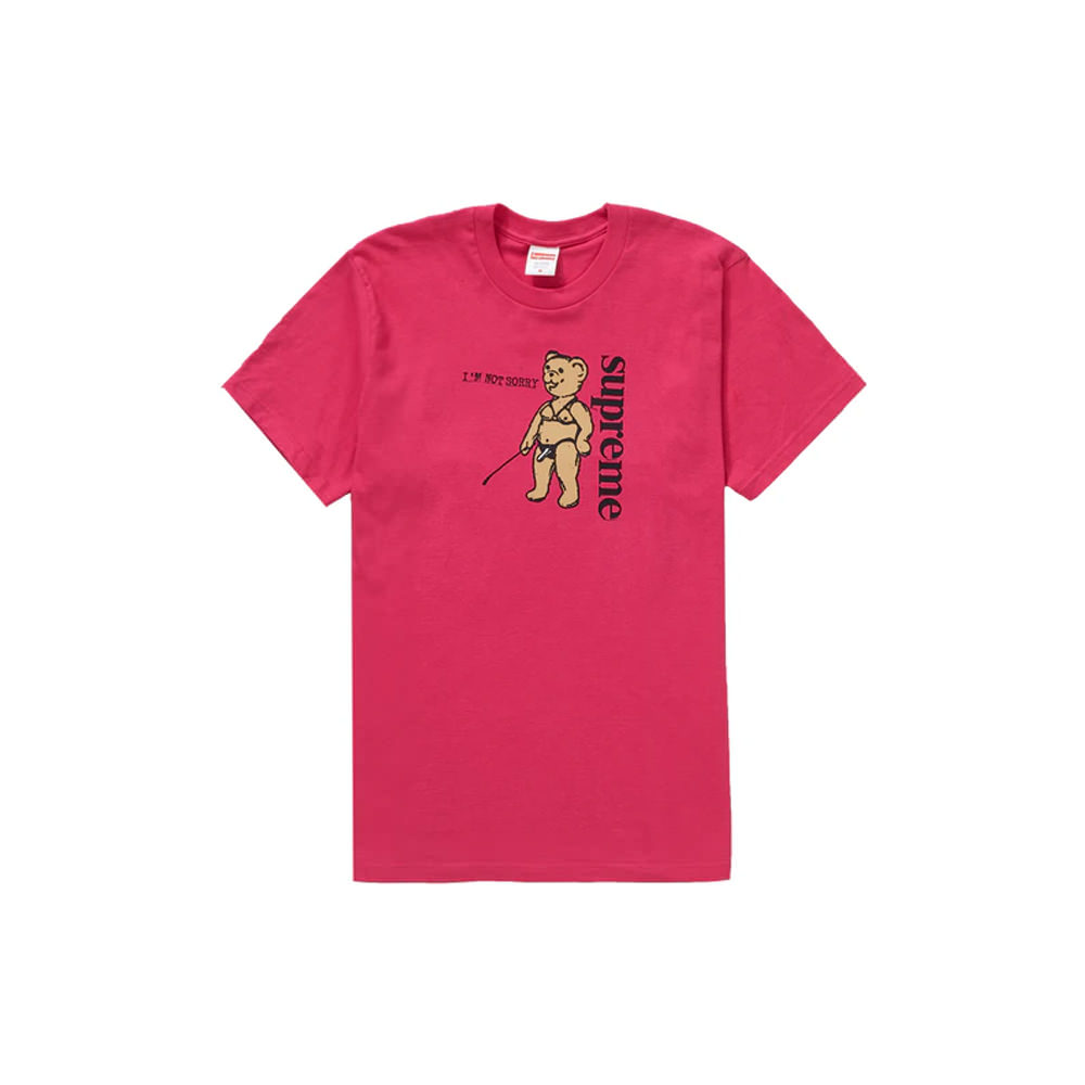 Supreme Not Sorry Tee Pink