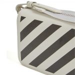 OFF-WHITE CO VIRGIL ABLOH Striped mini leather cross-body bag
