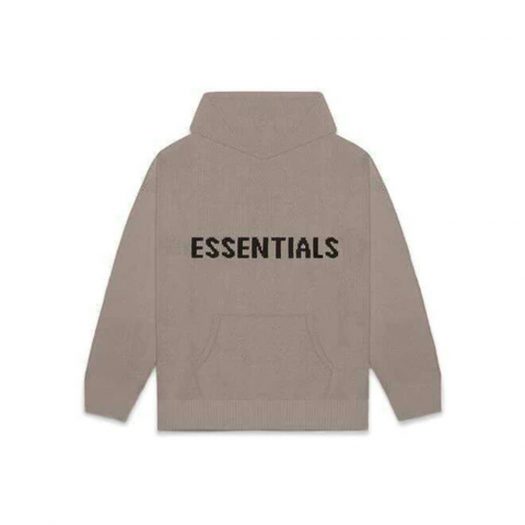 Fear of God Essentials Knit Hoodie (FW20) Taupe
