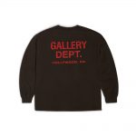 Gallery Dept. Souvenir L/S T-shirt Washed Black/Red