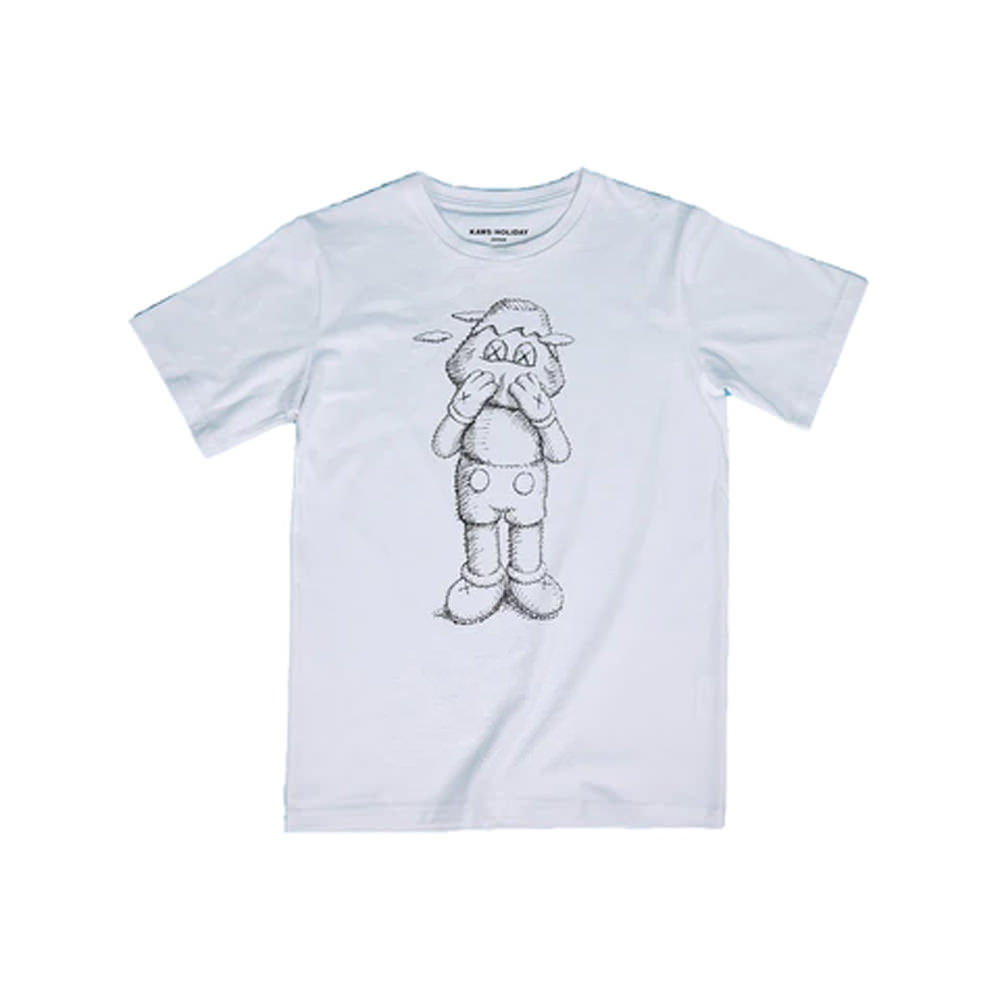 KAWS HOLIDAY JAPAN Sketch T-shirt White
