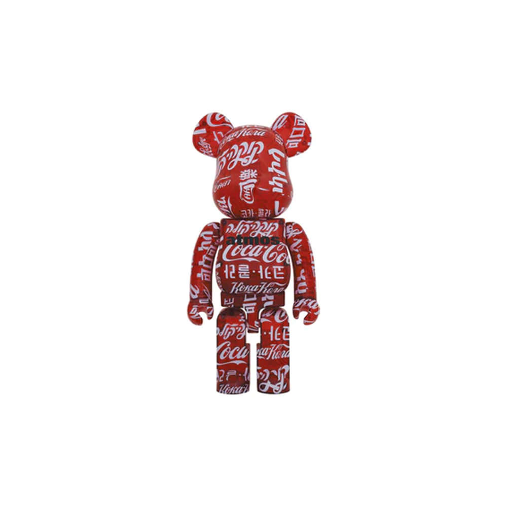 Bearbrick atmos x Coca-Cola 1000% Clear Red