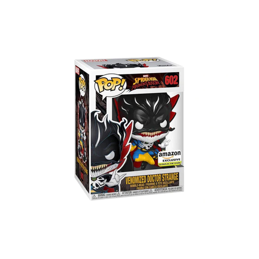 Funko Pop! Marvel Spider-Man Maximum Venom Venomized Doctor Strange GITD Amazon Exclusive Figure #602