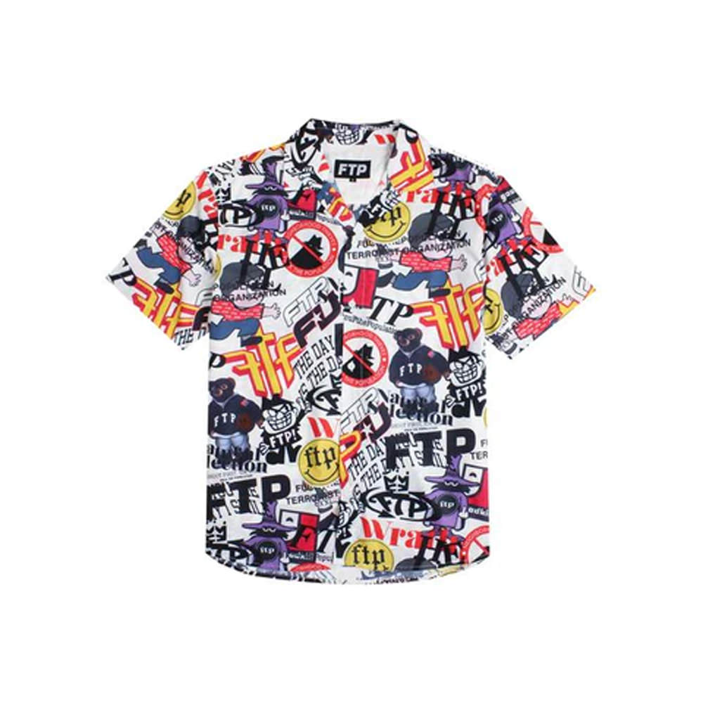 FTP Archive Button Up WhiteFTP Archive Button Up White - OFour