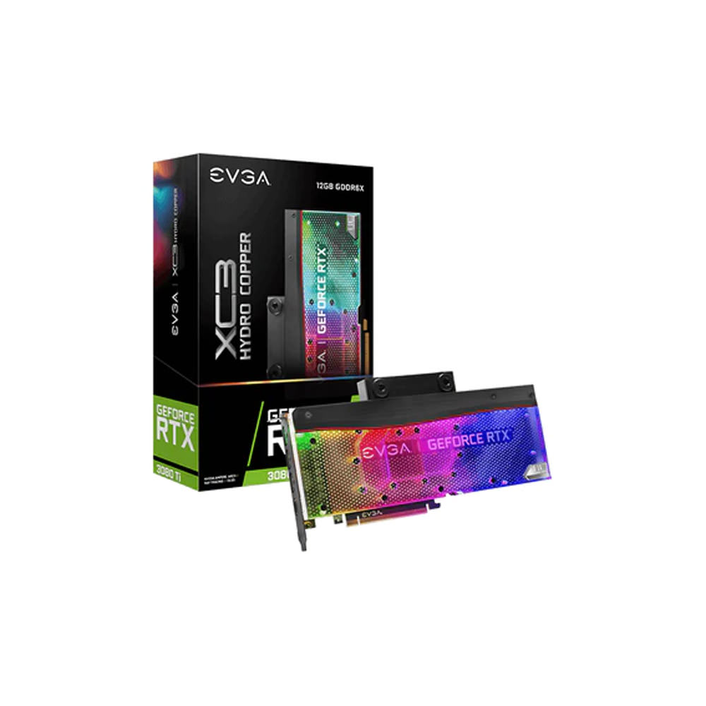 NVIDIA EVGA GeForce RTX 3080 Ti XC3 HYDRO COPPER 12G Graphics Card (12G-P5-3959-KR)