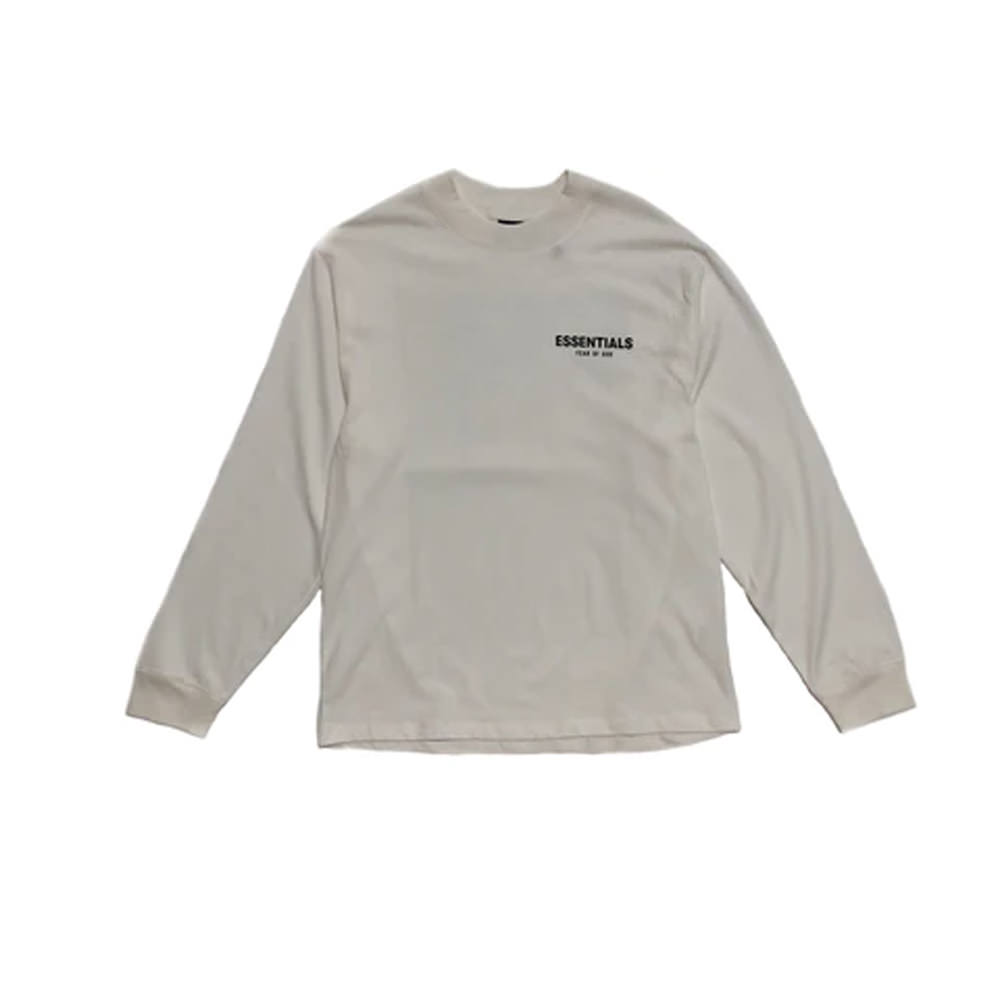 Fear of God Essentials Long Sleeve Photo T-shirt White