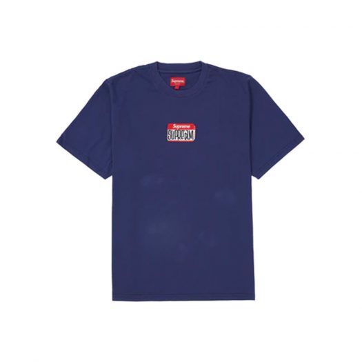 Supreme Gonz Nametag S/S Tee Washed Navy