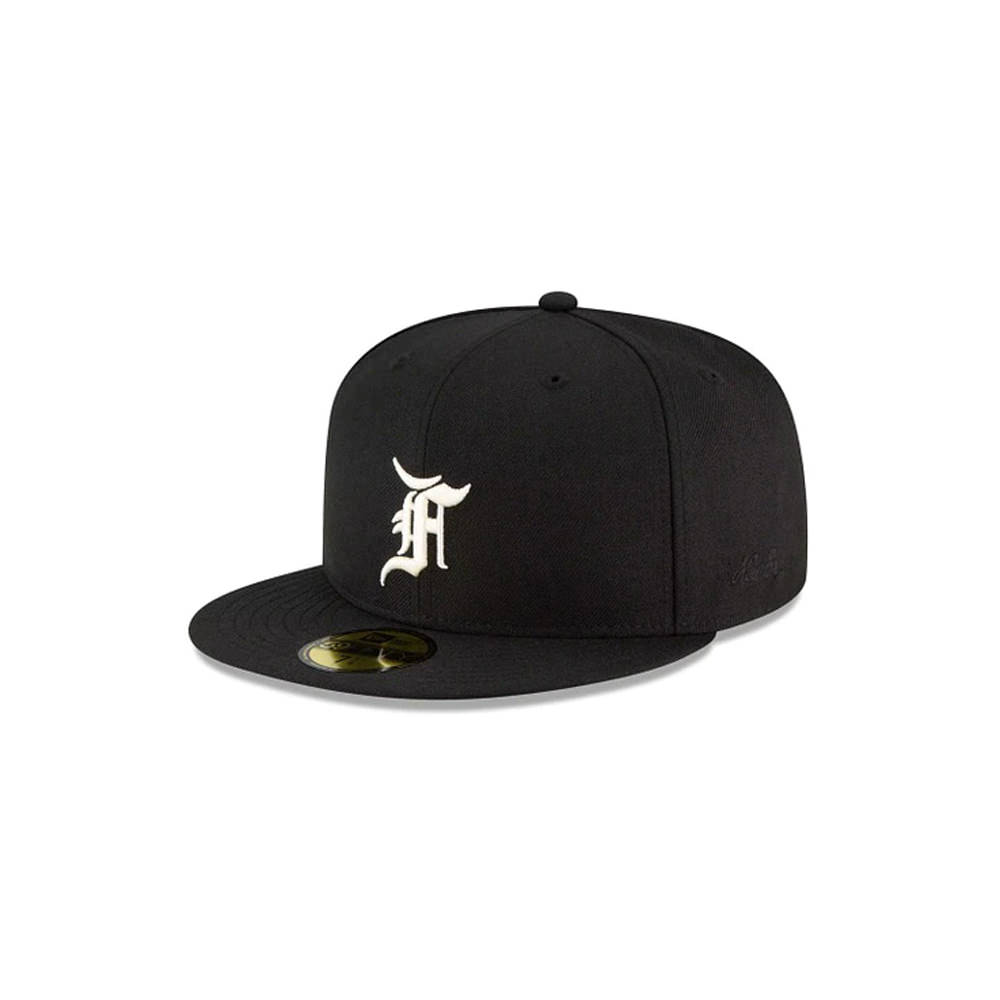 Fear of God Essentials New Era 59Fifty Fitted Hat (FW21) BlackFear of ...