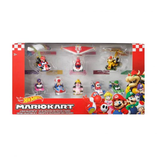 Hot Wheels Mario Kart Collectors Set of 8