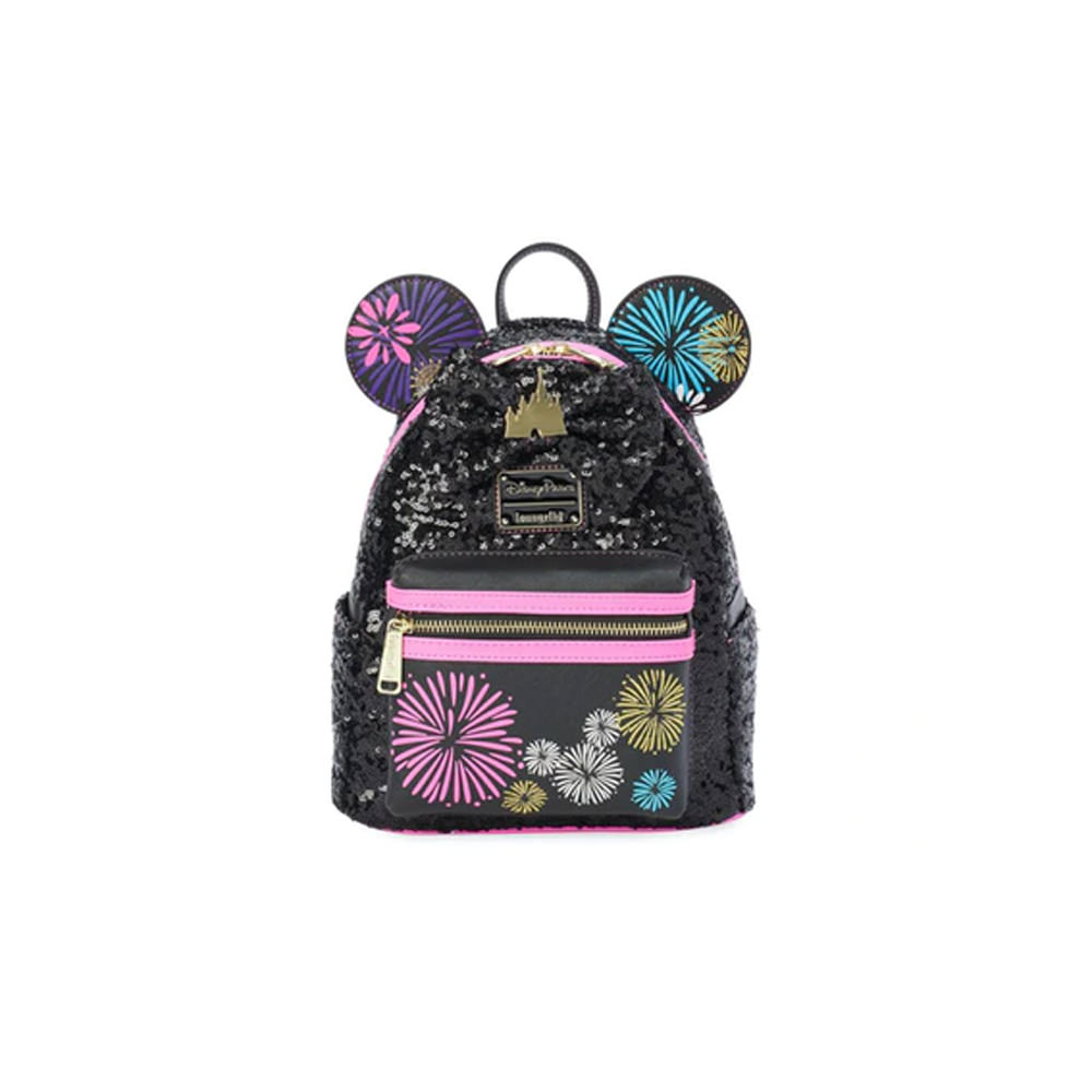 Disney Minnie Mouse Main Attraction December Nighttime Fireworks & Castle Finale Backpack