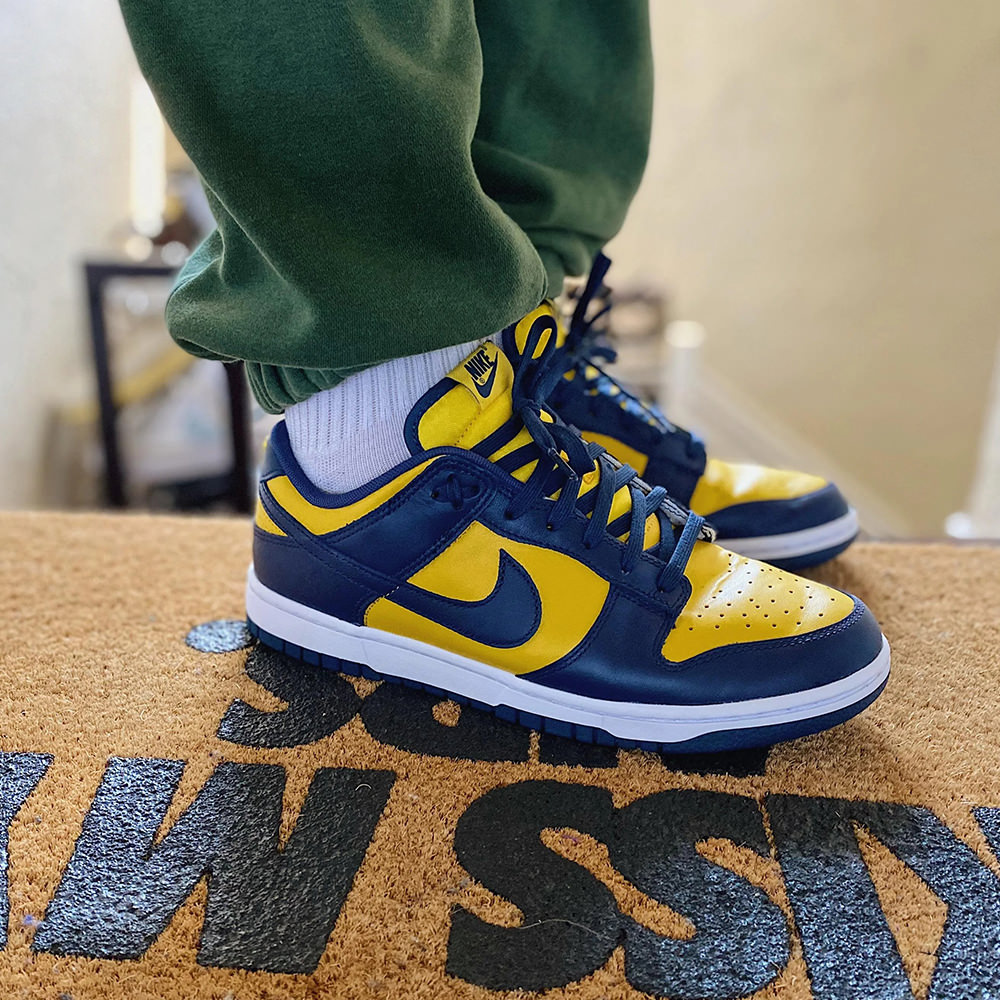 バーシティ NIKE DUNK LOW RETRO MICHIGAN ミシガン 29cm 6gVPY