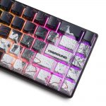 100 Thieves x Higround Geostone Keyboard Black/Red/White