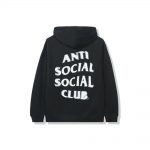 Anti Social Social Club Spiral Hoodie Black