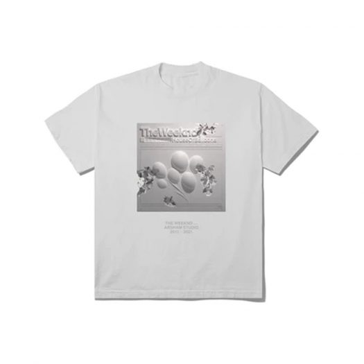 The Weeknd x Daniel Arsham House Of Balloons Eroded Cover Tee Grey
