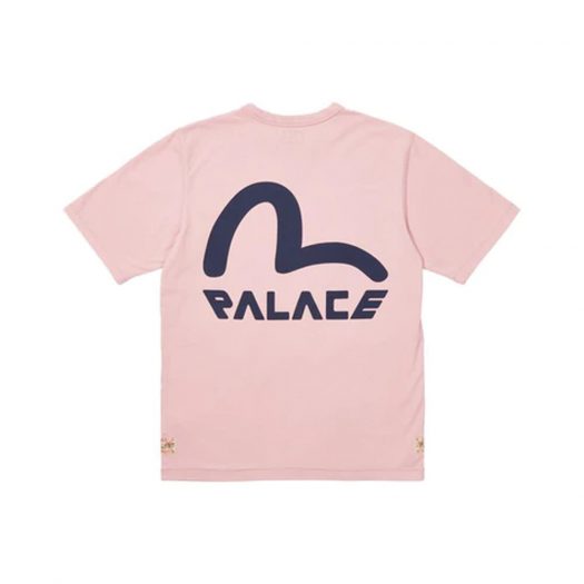 Palace x Evisu Seagull T-shirt Pink Nectar