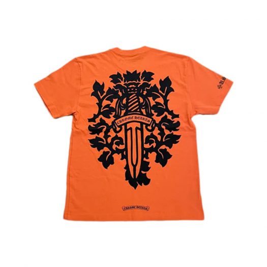 Chrome Hearts Vine Dagger T-shirt Orange/Black