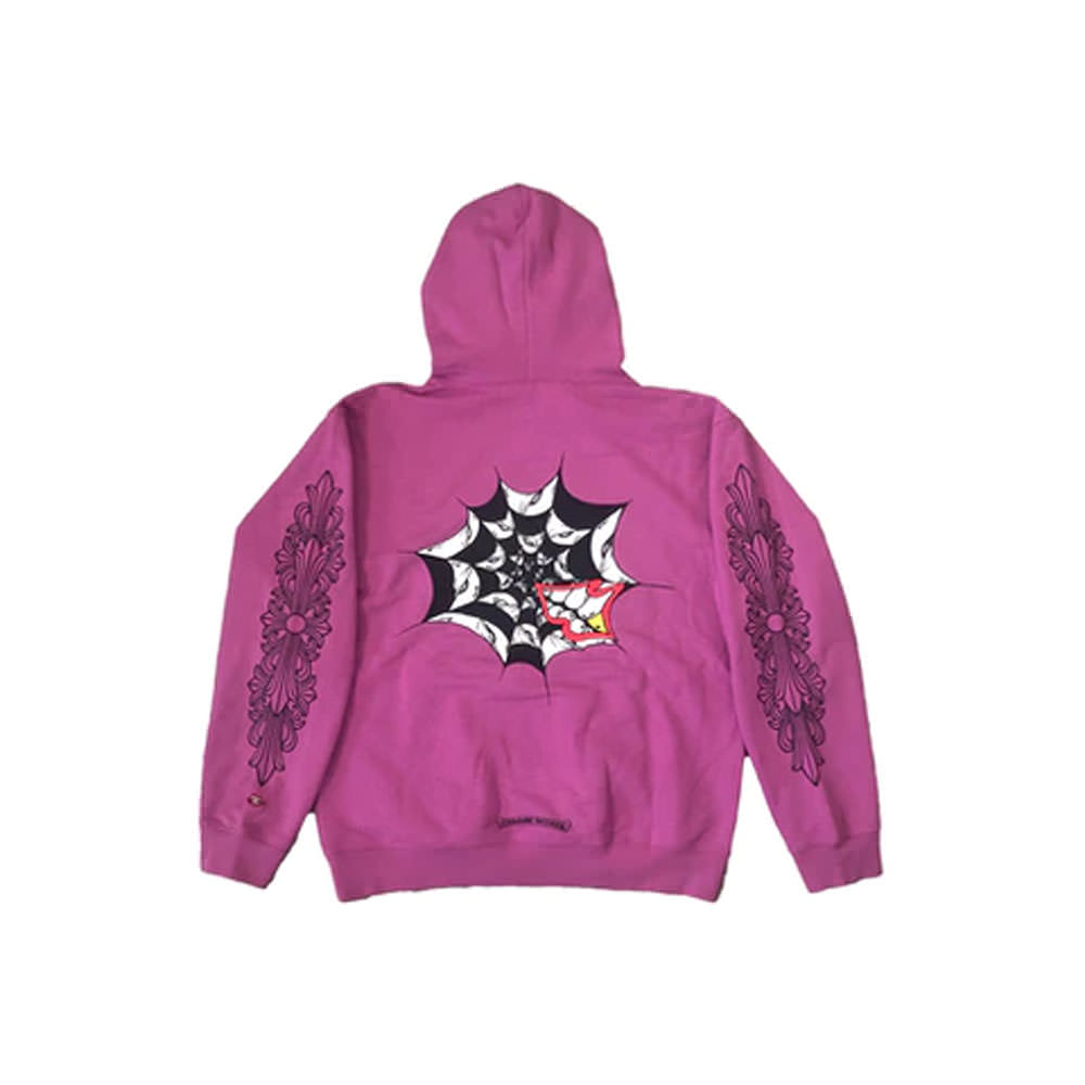 Chrome Hearts Matty Boy Spider Web Hoodie PurpleChrome Hearts