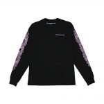 Chrome Hearts Matty Boy Shoulder Logo L/S T Shirt Black/Pink