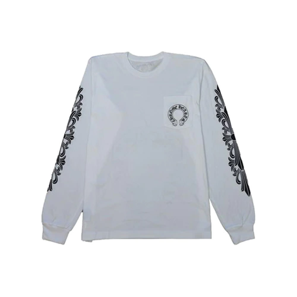 Chrome Hearts Horse Shoe L/S T-Shirt White