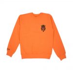 Chrome Hearts Vine Dagger Crewneck Sweatshirt Orange/Black