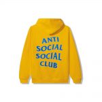 Anti Social Social Club Crush Hoodie Gold