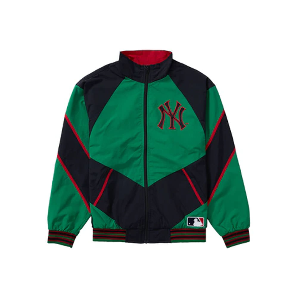 Supreme x New York Yankees Track Jacket GreenSupreme x New York