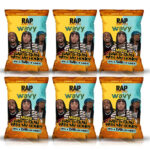 Rap Snacks Featuring Hip-Hop Stars (Pack of 6) (Migos Bar-B-Quin’ with My Honey with a Dab of Ranch Wavy Potato Chips)