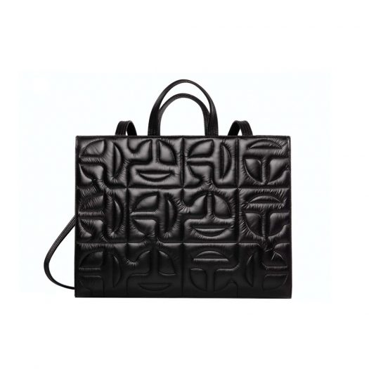 Telfar x Moose Knuckle Quilted Shopper Tote Large Black