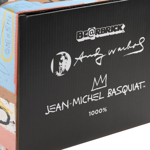Bearbrick Andy Warhol x JEAN-MICHEL BASQUIAT #2 1000%