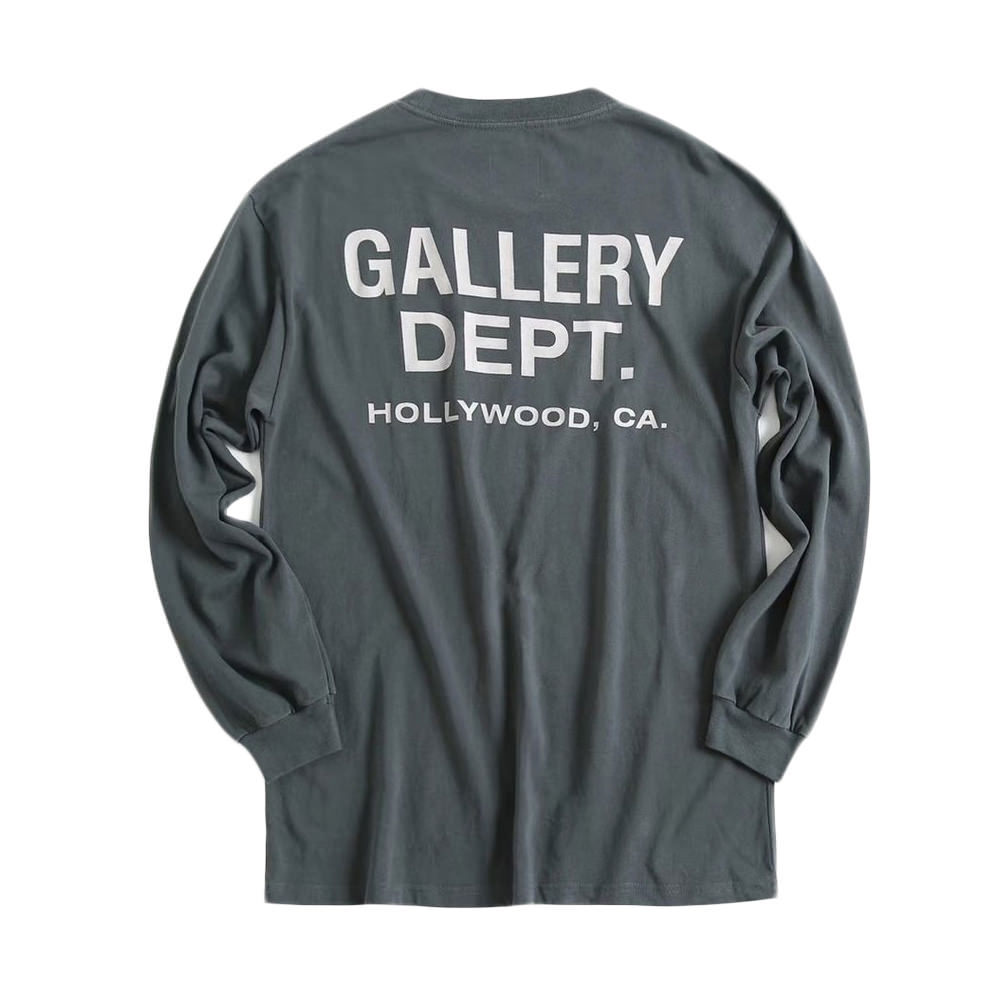 Gallery Dept. Souvenir L/S T-shirt Washed Black/WhiteGallery Dept ...