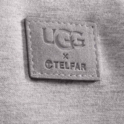 Telfar x UGG Fleece Shopping Bag Large Heather Grey