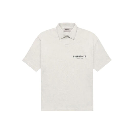 Fear of God Essentials Core Collection Polo Light Heather Oatmeal