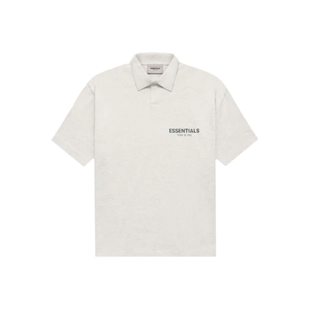 Fear of God Essentials Core Collection Polo Light Heather Oatmeal