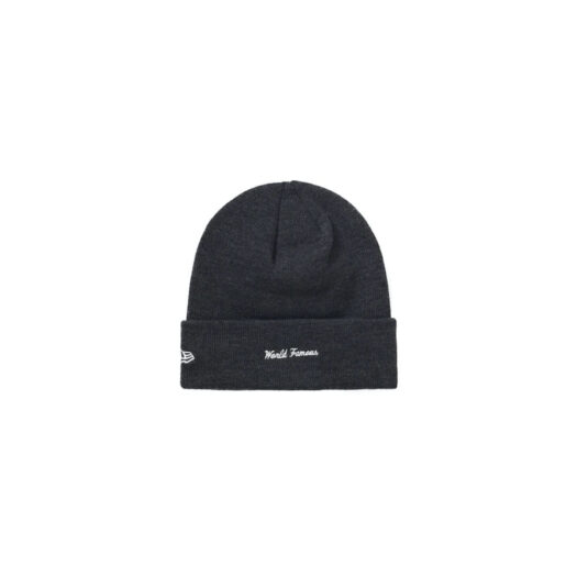 Supreme New Era Box Logo Beanie (FW21) Charcoal