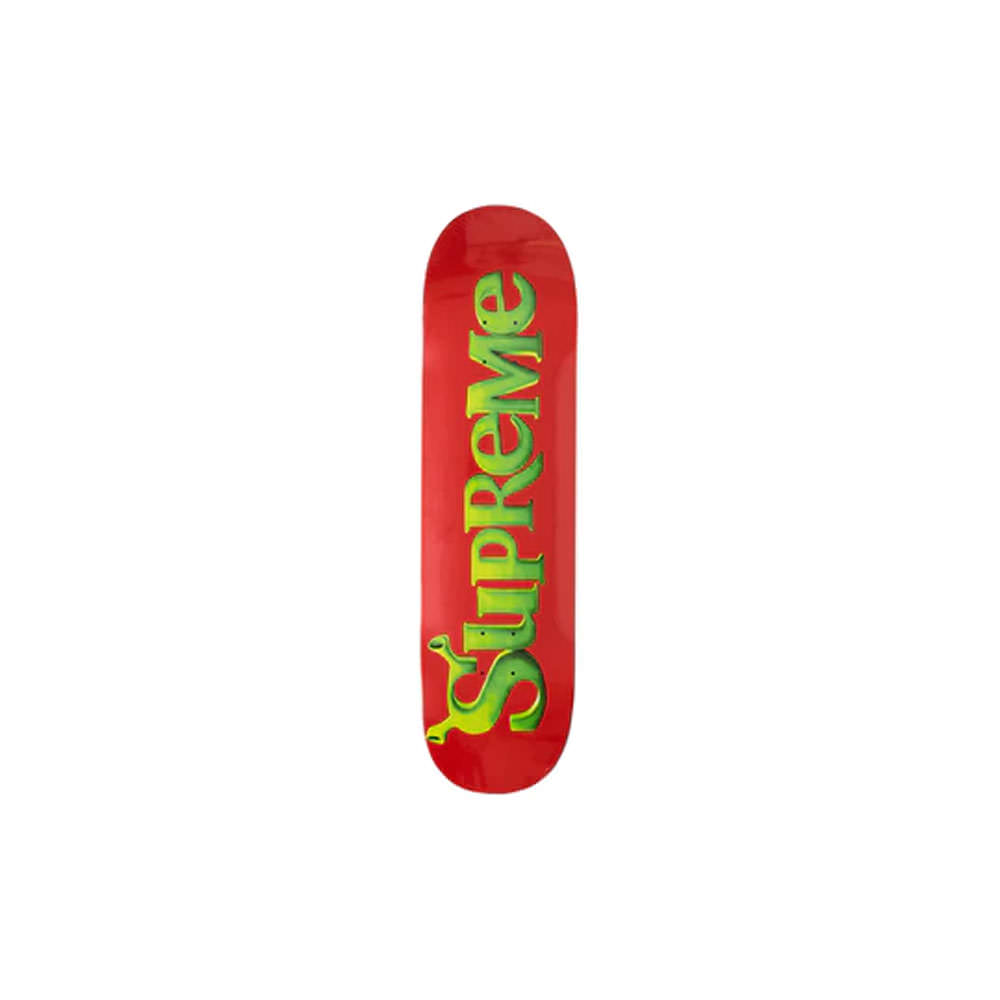 Supreme Shrek Skateboard Deck RedSupreme Shrek Skateboard Deck Red - OFour