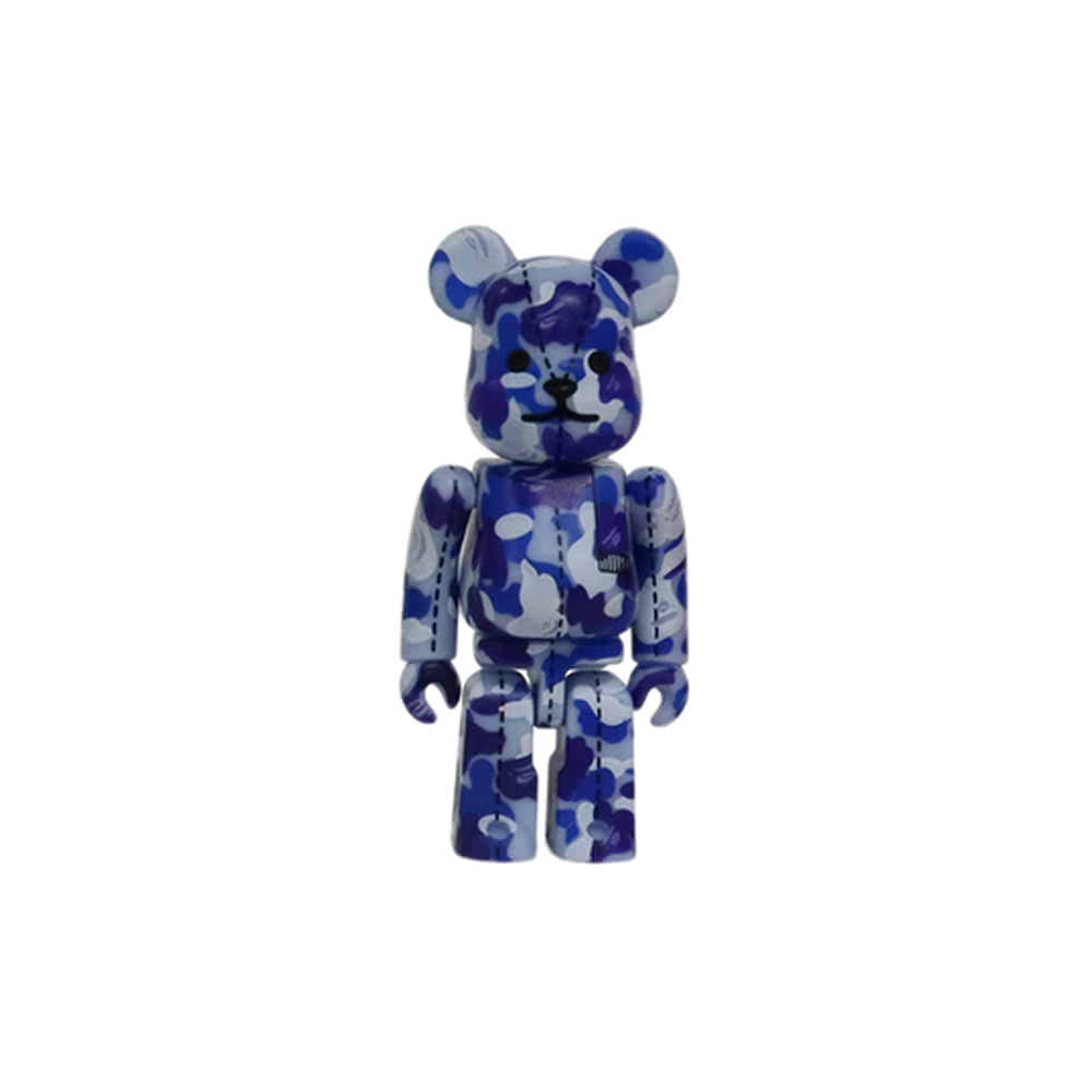 Bearbrick x A Bathing Ape 28th Anniversary Camo #4 100% Blue