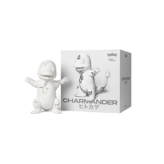 Daniel Arsham x Pokemon Crystalized Charmander Figure White