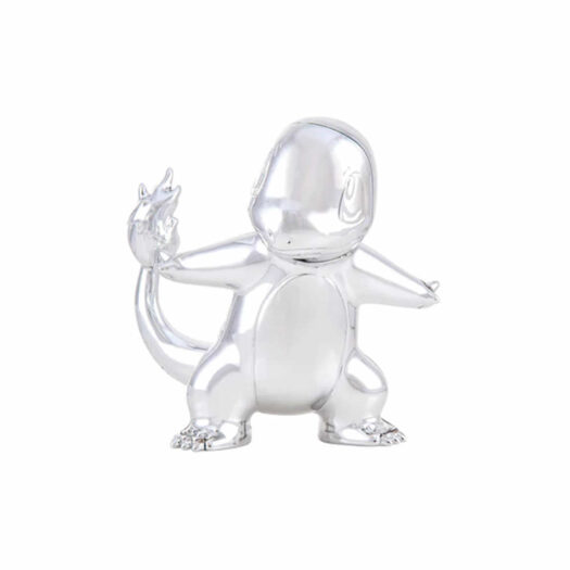 Pokemon 25th Anniversary Charmander Figure Silver