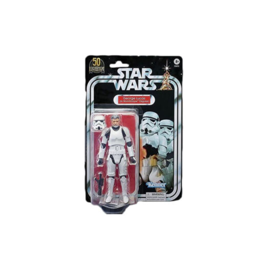 Hasbro Star WarsThe Black Series 50th George Lucas (In Stormtrooper Disguise) Action Figure White